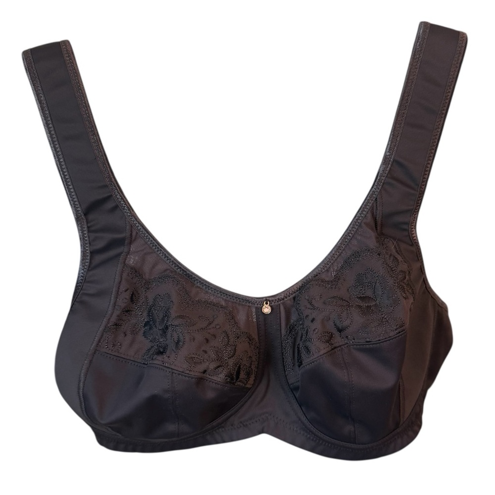 Anita Amica Wire Free Lace Embroidery Bra, size 34C NWT - Picture 2 of 10